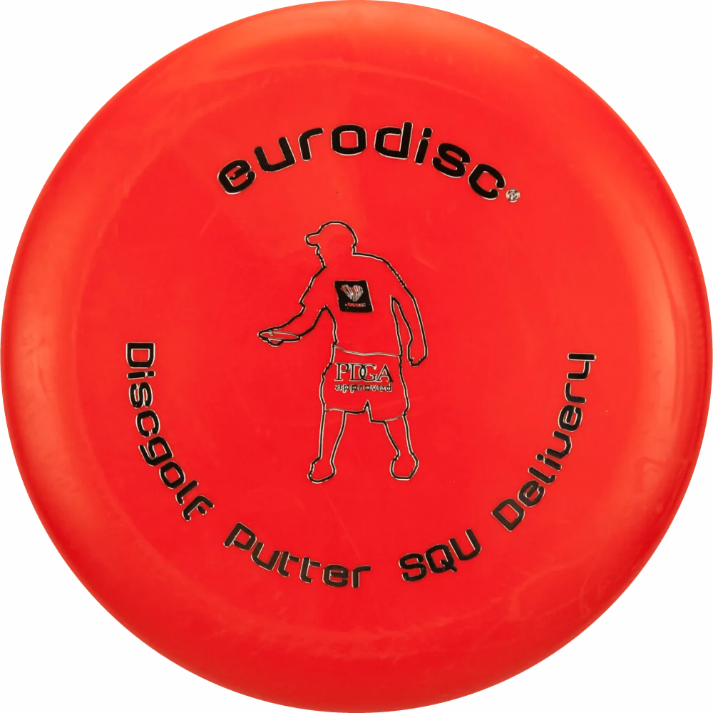 eurodisc® Disc Golf SQU Putter Delivery red